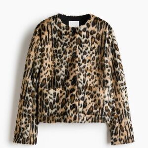 H AND M FAUX FUR JACKET❤️